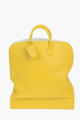 Double-handle Leather Travel Bag