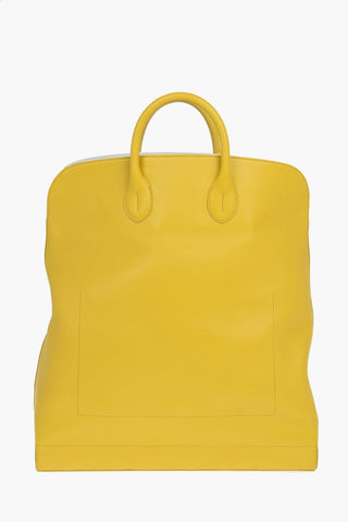 Double-handle Leather Travel Bag