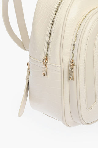 LOVE crocodile effect faux leather backpack with Neckerchief