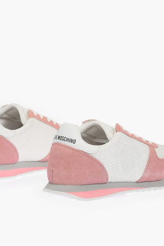 LOVE two-tone suede leather details WALK 25 sneakers
