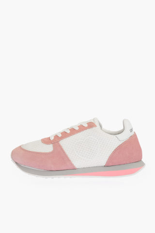 LOVE two-tone suede leather details WALK 25 sneakers