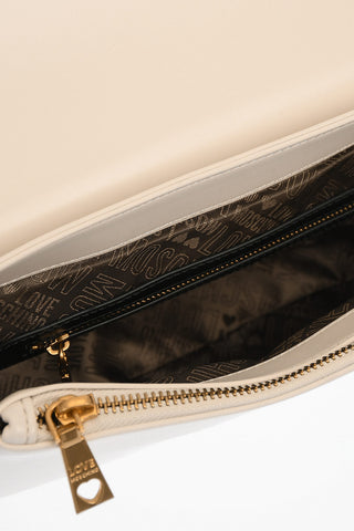 LOVE faux leather crossbody bag