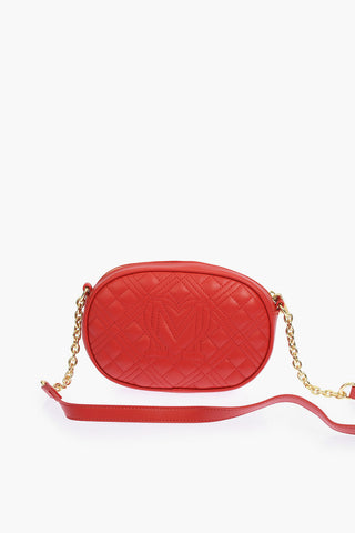 LOVE quilted faux leather camera bag
