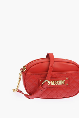 LOVE quilted faux leather camera bag