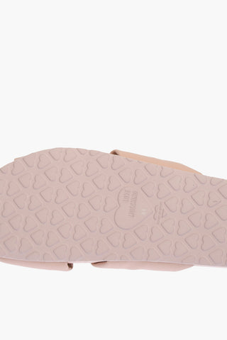 LOVE knotted design leather BIRKI30 pool sliders