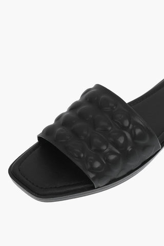 LOVE sabot KARL20 in ecopelle con cuori in rilievo