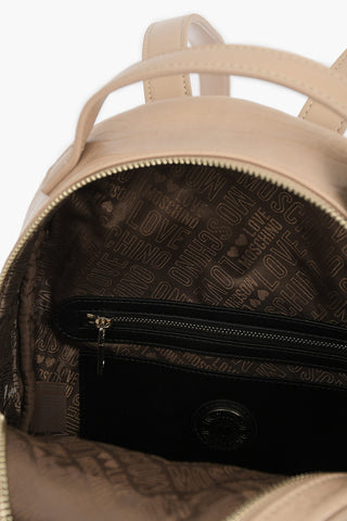 LOVE  crocodile effect faux leather backpack with Neckerchief