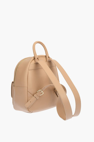 LOVE golden details faux leather backpack