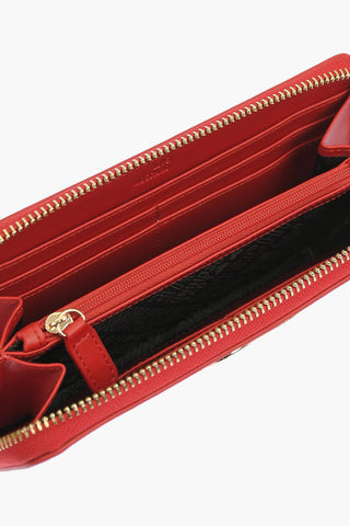 LOVE crocodile effect faux leather wallet