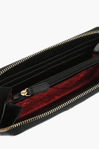 LOVE crocodile effect faux leather wallet