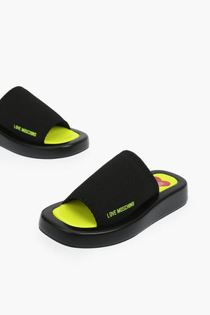 LOVE Sabot ROW30 a tinta unita con suola Fluo