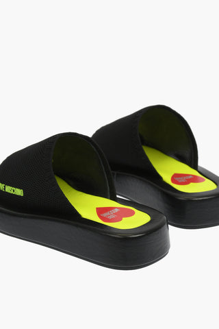 LOVE Solid-Color Clogs ROW30 with Fluorescent Sole