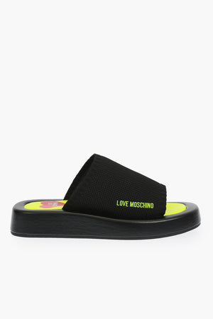 LOVE Sabot ROW30 a tinta unita con suola Fluo