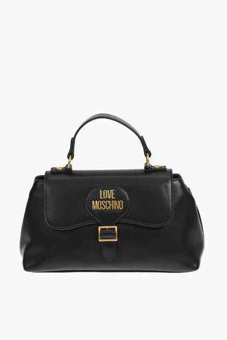 LOVE faux leather handbag with removable shoulder strap