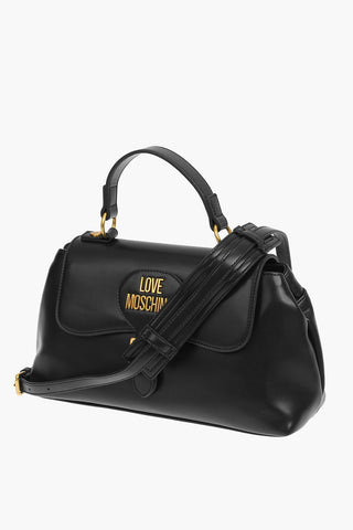 LOVE faux leather handbag with removable shoulder strap