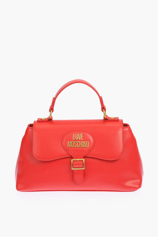 LOVE faux leather handbag with removable shoulder strap