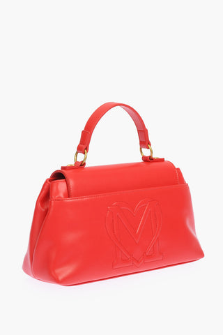 LOVE faux leather handbag with removable shoulder strap
