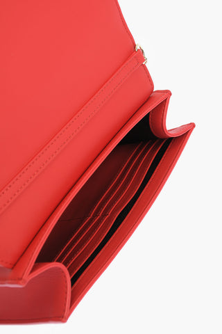  faux leather mini crossbody bag with perforated details