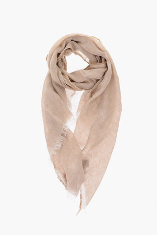 Foulard a tinta unita in lino
