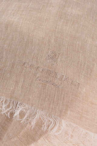 Foulard a tinta unita in lino