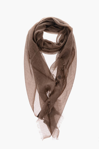 Foulard in cashmere e cotone