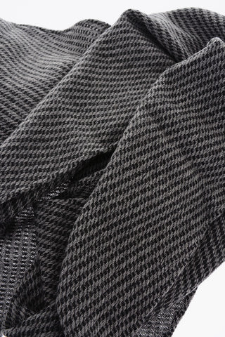 sciarpa in cashmere con frange