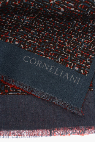 printed wool foulard