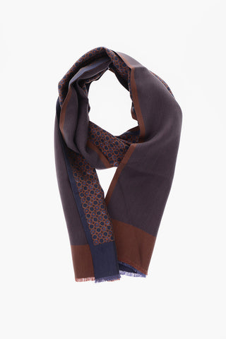 Foulard in seta a fantasia