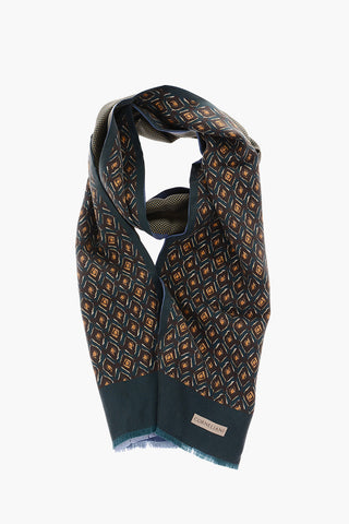patterned silk foulard
