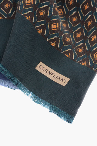 patterned silk foulard