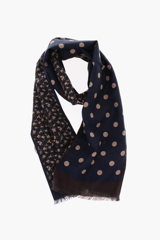 printed wool scarf