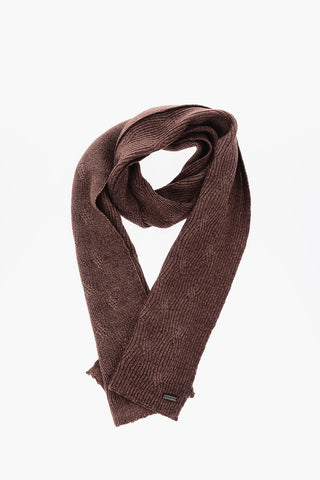 ID solid color wool scarf