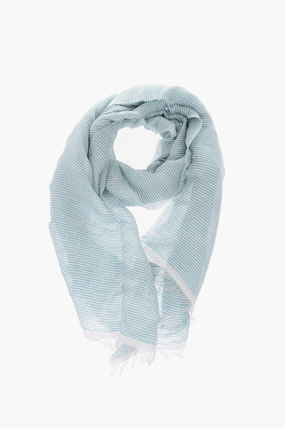 Mini checked Cotton and flax S.TROPEZ Foulard