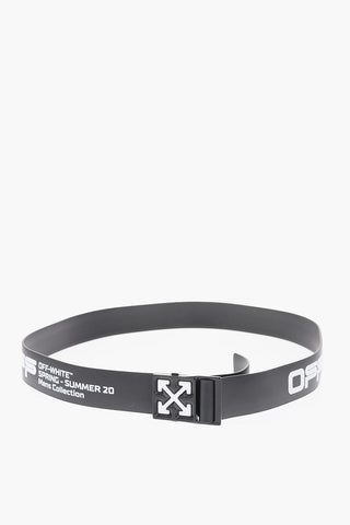 40mm embrossed logo pvc OFF WAVY belt