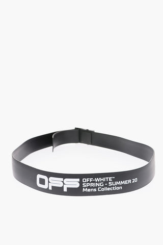 40mm embrossed logo pvc OFF WAVY belt