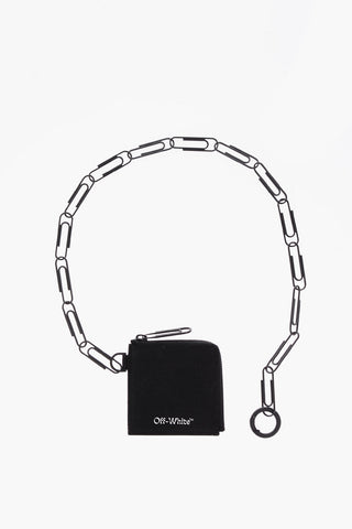 portacarte con catena zip