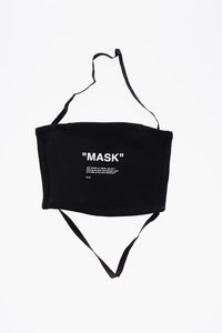 단색 마스크 QUOTE 프린트