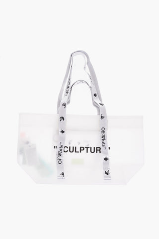 mini borsa tote COMMERCIAL in pvc con doppio manico
