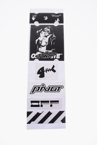 logo and graphic printed KISS 21 stickers set