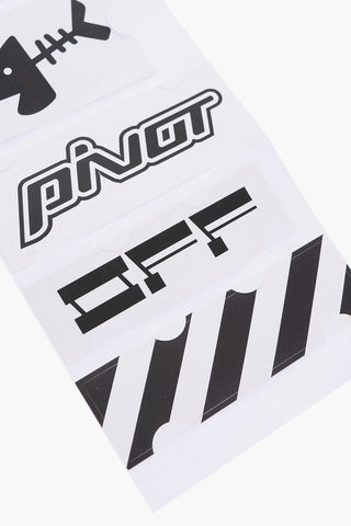 logo and graphic printed KISS 21 stickers set