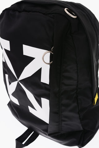 solid color backpack with contrasting details