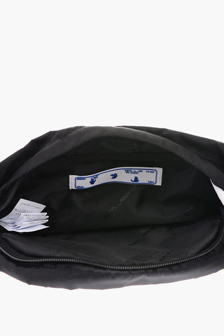 logoed shoulder strap nylon bum bag
