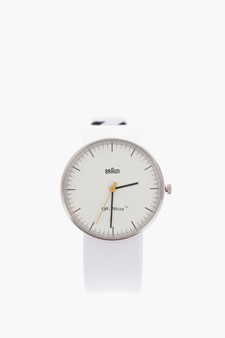 BRAUN leather strap analog watch 