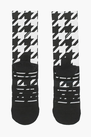 Two-Tone Houndstooth Socks