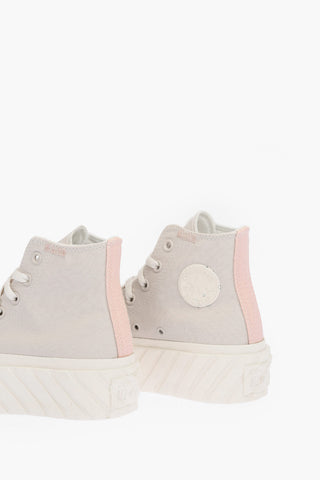 ALL STAR CHUCK TAYLOR Sneakers alte in Tessuto con Platform 6cm