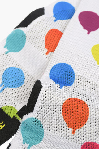 Socks PAINT DOTS with perforated details