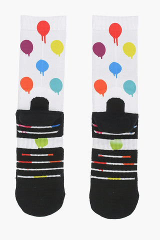 Socks PAINT DOTS with perforated details