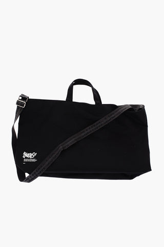 solid color QUOTE tote bag with contrasting print