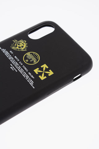 lettering printed MULTI SYMBOLS XS iphone case