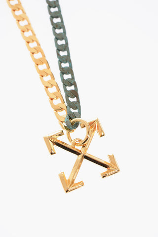 Collana a catena ARROW bicolore con pendente